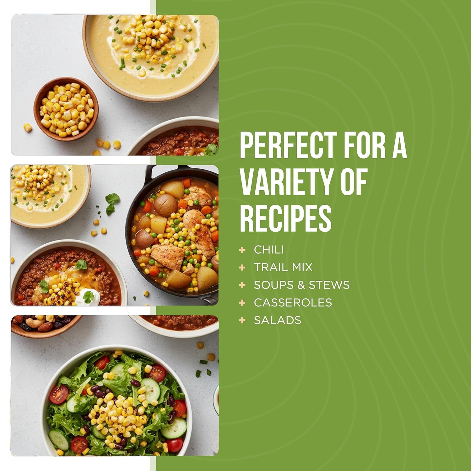 Freeze-Dried Sweet Corn Emergency Food Supply, 30 Servings, 30 Year Shelf Life, Great for Cooking, Side Dishes, and Snacks - Dehydrated Meals, Survival Food Camping Essentials Can