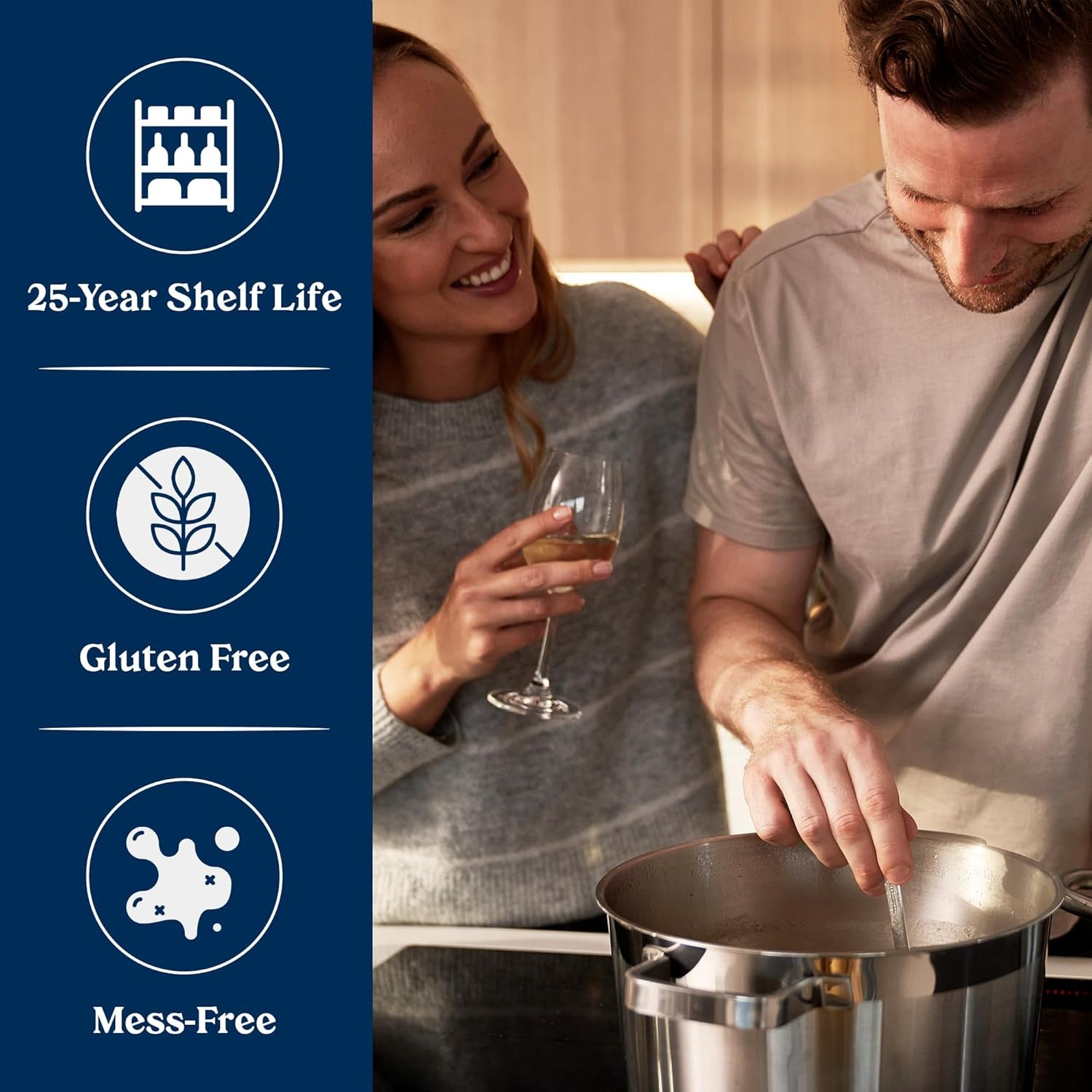 Vegetable Medley Blend Can - Dehydrated Mixed Veggies - Gluten Free Emergency Food Supply with Long Shelf Life for Survival, Disaster Prep & Everyday Meals - 131 Servings