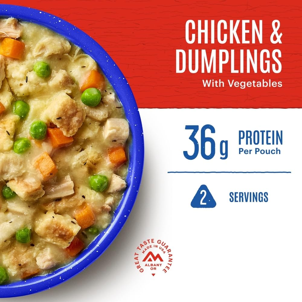 Survival, Backpacking & Camping Food | 2 Servings by Mountain House