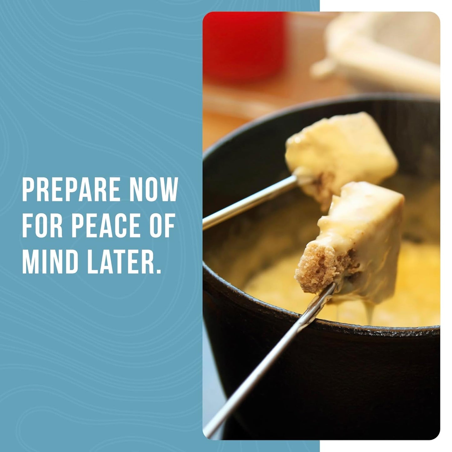 Cheese Sauce Mix Can Emergency Food Supply, 87 Servings, 10 Year Shelf Life - Shelf Stable Cheddar Cheese Powder Canned Food