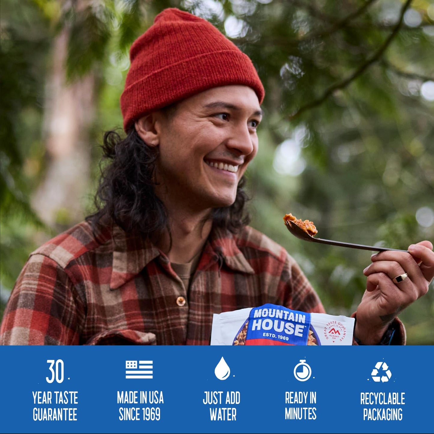 Cheesy Pepperoni Pizza Bowl | Freeze Dried Backpacking & Camping Food | 2 Servings