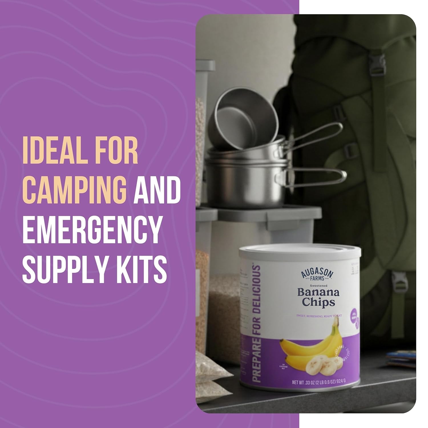 Banana Chips 2 Lbs 1 Oz No. 10 Can