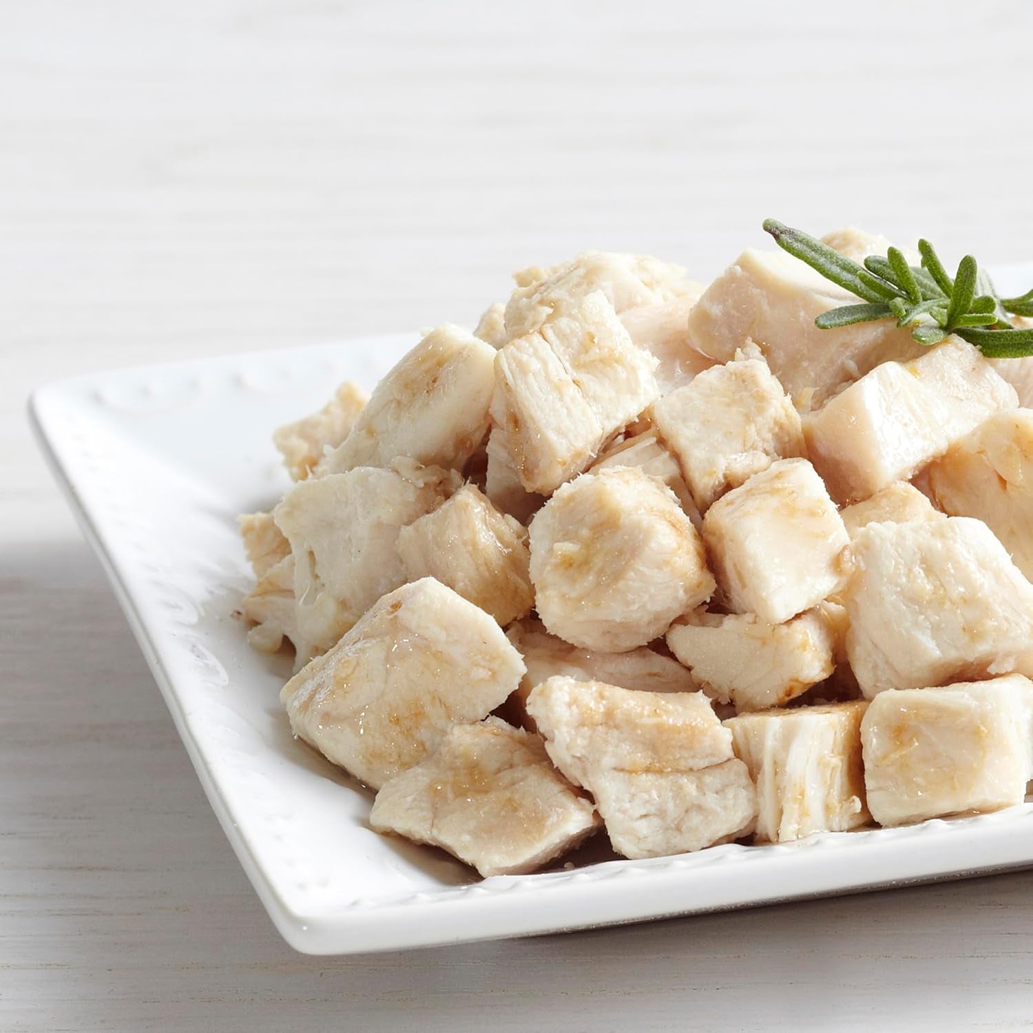 Cooked Freeze Dried White Meat Chicken Dices Can, Emergency Food Supply, Everyday Meals, 15 Servings