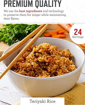 Emergency Food Supply - 48 Servings Gluten Free Entrées, 2 Boxes, Freeze Dried Survival Prepper Food & Dehydrated Meals, Camping Essentials for Backpacking, up to 25 Year Shelf Life