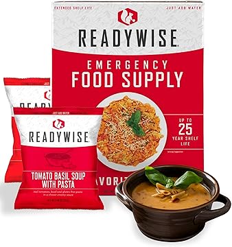 Emergency Food Supply - 18 Servings Favorites Box, Survival Food Kit with Freeze Dried Prepper Food & Dehydrated Meals, Camping Essentials for Backpacking & Hiking, up to 25 Year Shelf Life