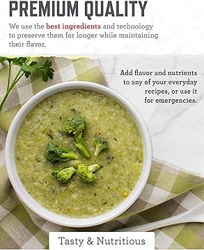 Emergency Food Supply - 120 Servings Fruits and Vegetables Survival Kit Boxes, Dehydrated Meals & Freeze Dried Prepper Food for Backpacking & Camping Essentials, up to 25 Year Shelf Life