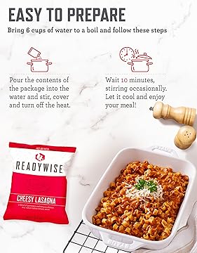 Emergency Food Supply - 18 Servings Favorites Box, Survival Food Kit with Freeze Dried Prepper Food & Dehydrated Meals, Camping Essentials for Backpacking & Hiking, up to 25 Year Shelf Life