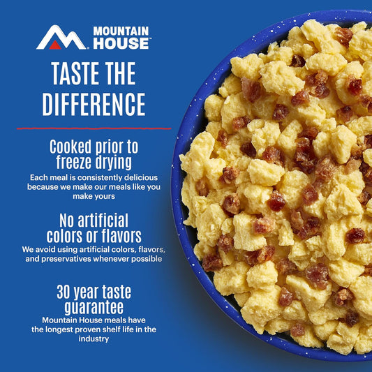 Emergency Meal Assortment Kits, Freeze-Dried Survival Food Kit for Disaster Preparedness & Long-Term Storage, 30-Year Shelf Life