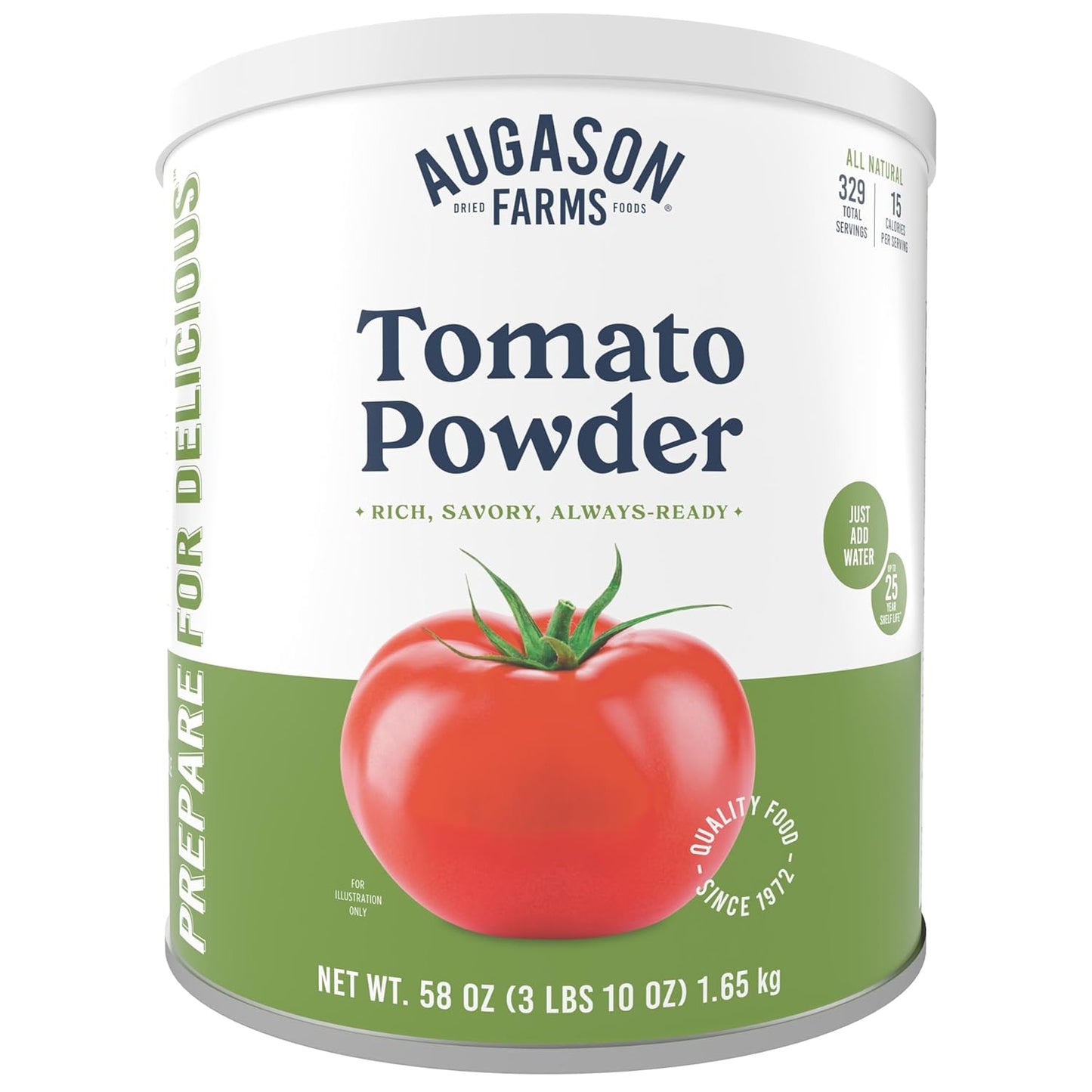 Tomato Powder Can, Emergency Food Supply, Everyday Meals, 329 Servings