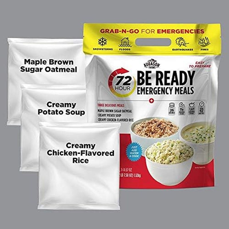 72-Hour Be Ready Emergency Meal Kit, White, Small