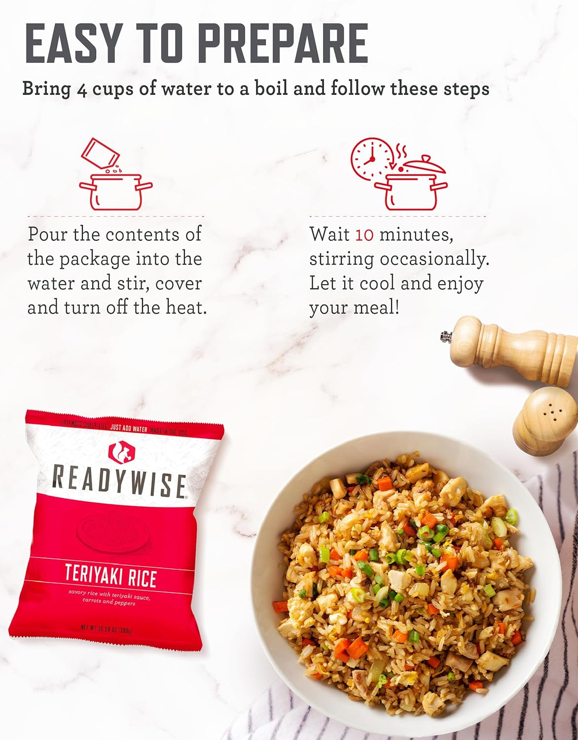 7 Day Emergency Food Supply – 60 Servings Grab Bag, Camping Essentials, Freeze Dried Survival Food Kit & Dehydrated Meals, Prepper Bug Out Bag & Hurricane Supplies, up to 25 Year Shelf Life