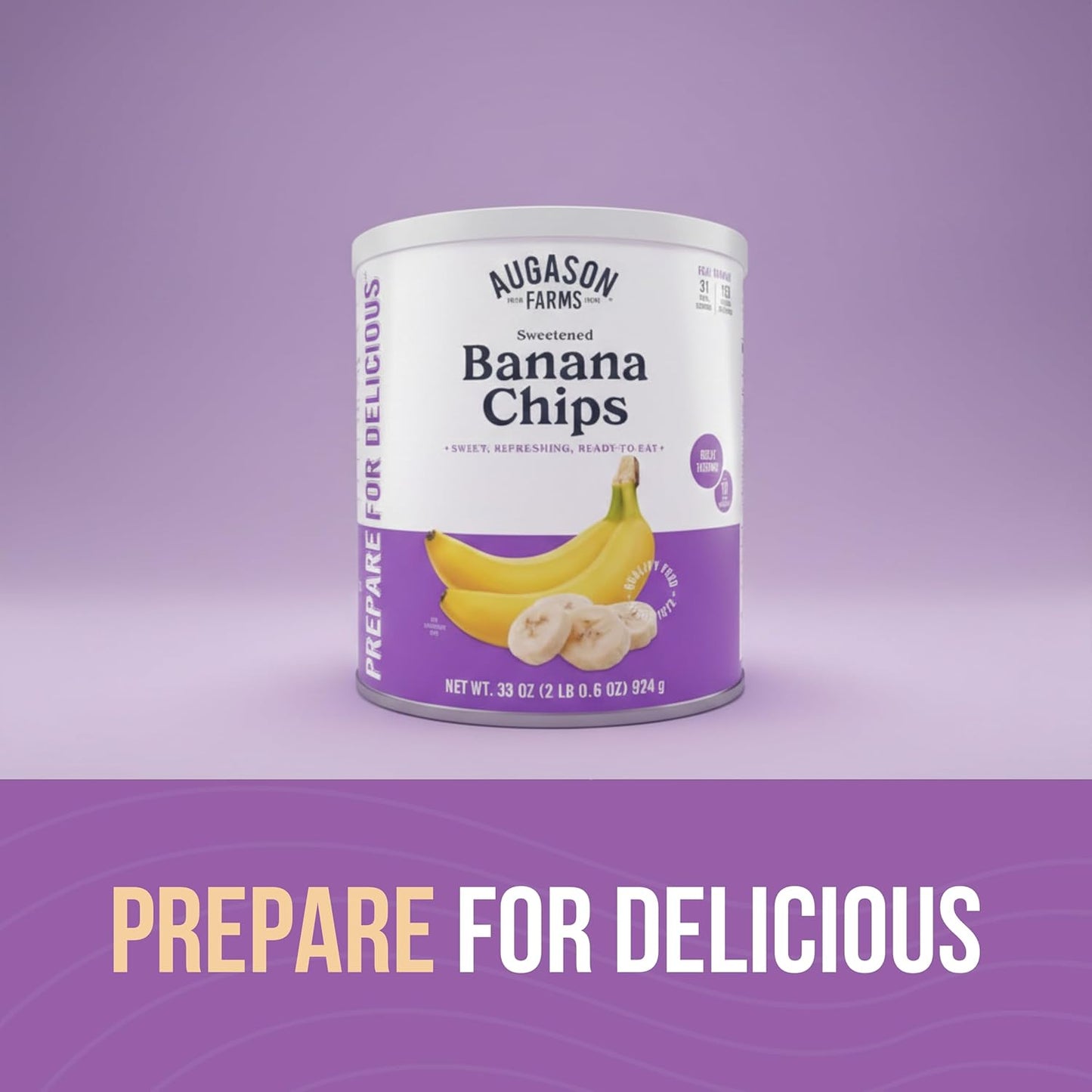 Banana Chips 2 Lbs 1 Oz No. 10 Can