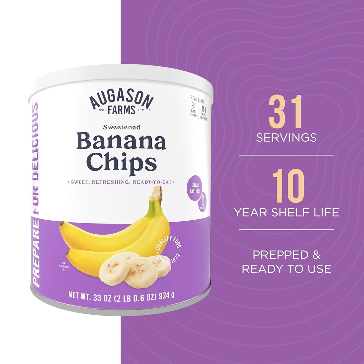 Banana Chips 2 Lbs 1 Oz No. 10 Can